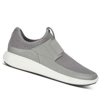 Women's Ecco Soft 7 Runner Slip-on Casual Shoes Grey | Canada 75HAP